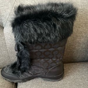 Size 11 coach boots. Gently loved..